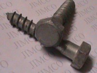 20mm Diameter Galvanised Coach Screws